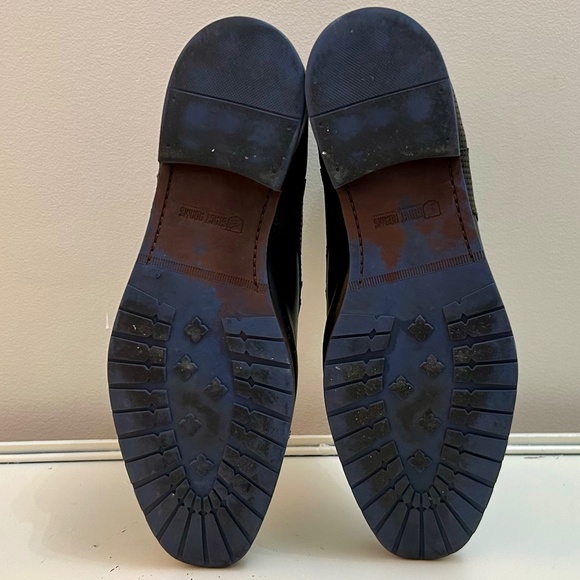 Stacy Adams Men's Rafferty Dressy Pointed Cap Toe Lace Up Brown Leather Sz 10.5 - Picture 8 of 10